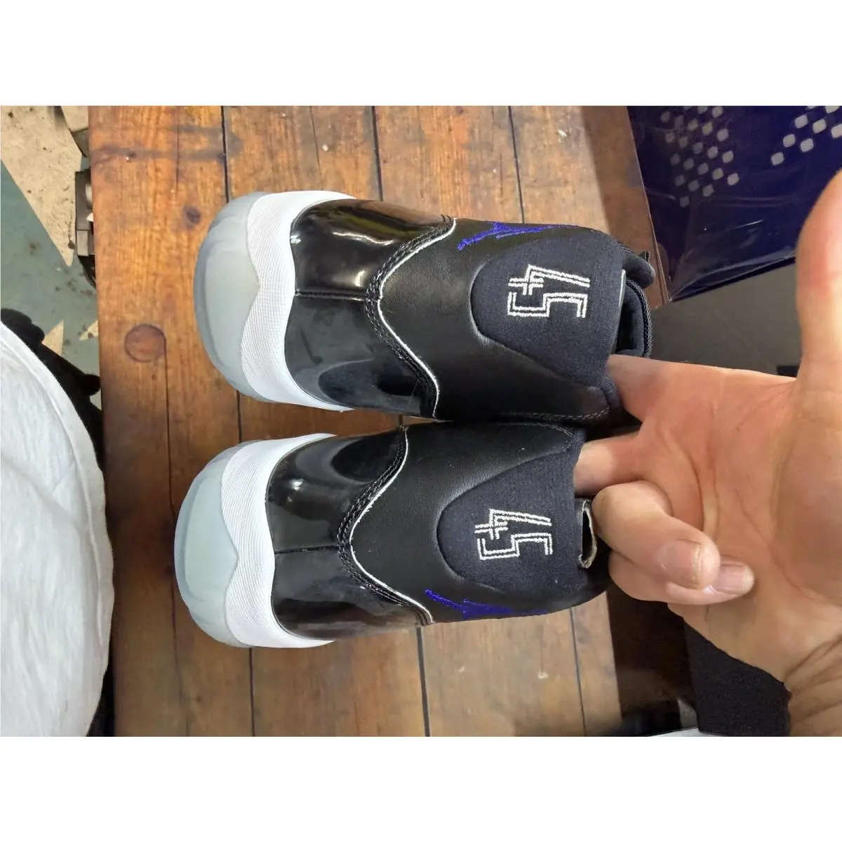 Nike shoes - Air Jordan 11 - Air - 378037-003 - Black (UPC: 0888507264442) 10