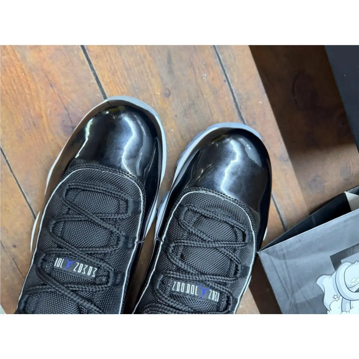Nike shoes - Air Jordan 11 - Air - 378037-003 - Black (UPC: 0888507264442) 12