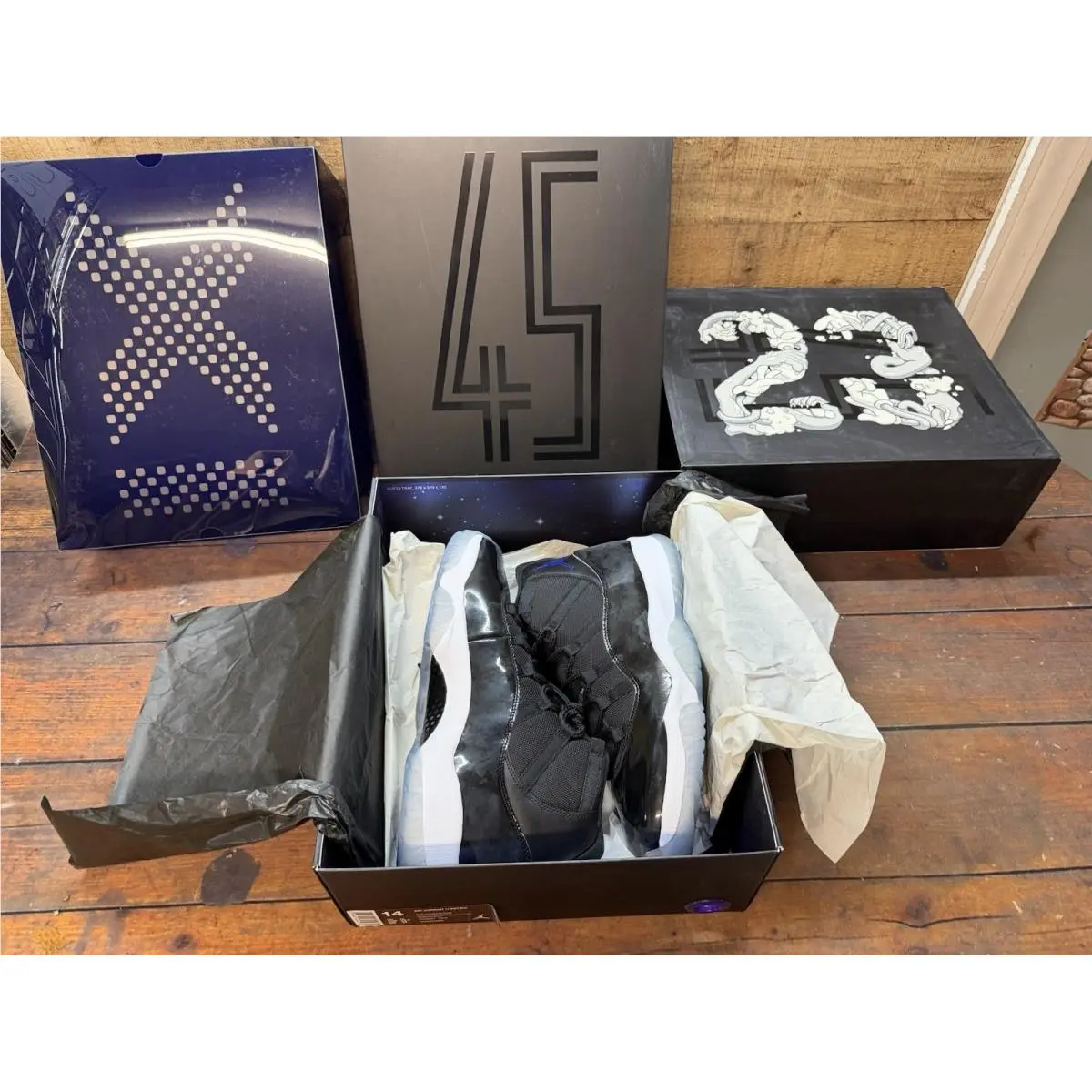 Nike shoes - Air Jordan 11 - Air - 378037-003 - Black (UPC: 0888507264442) 0