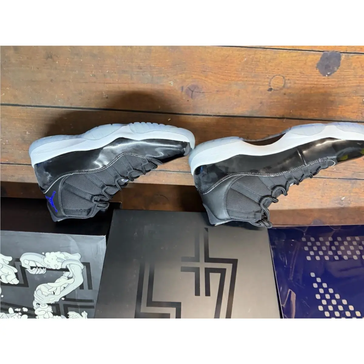 Nike shoes - Air Jordan 11 - Air - 378037-003 - Black (UPC: 0888507264442) 7