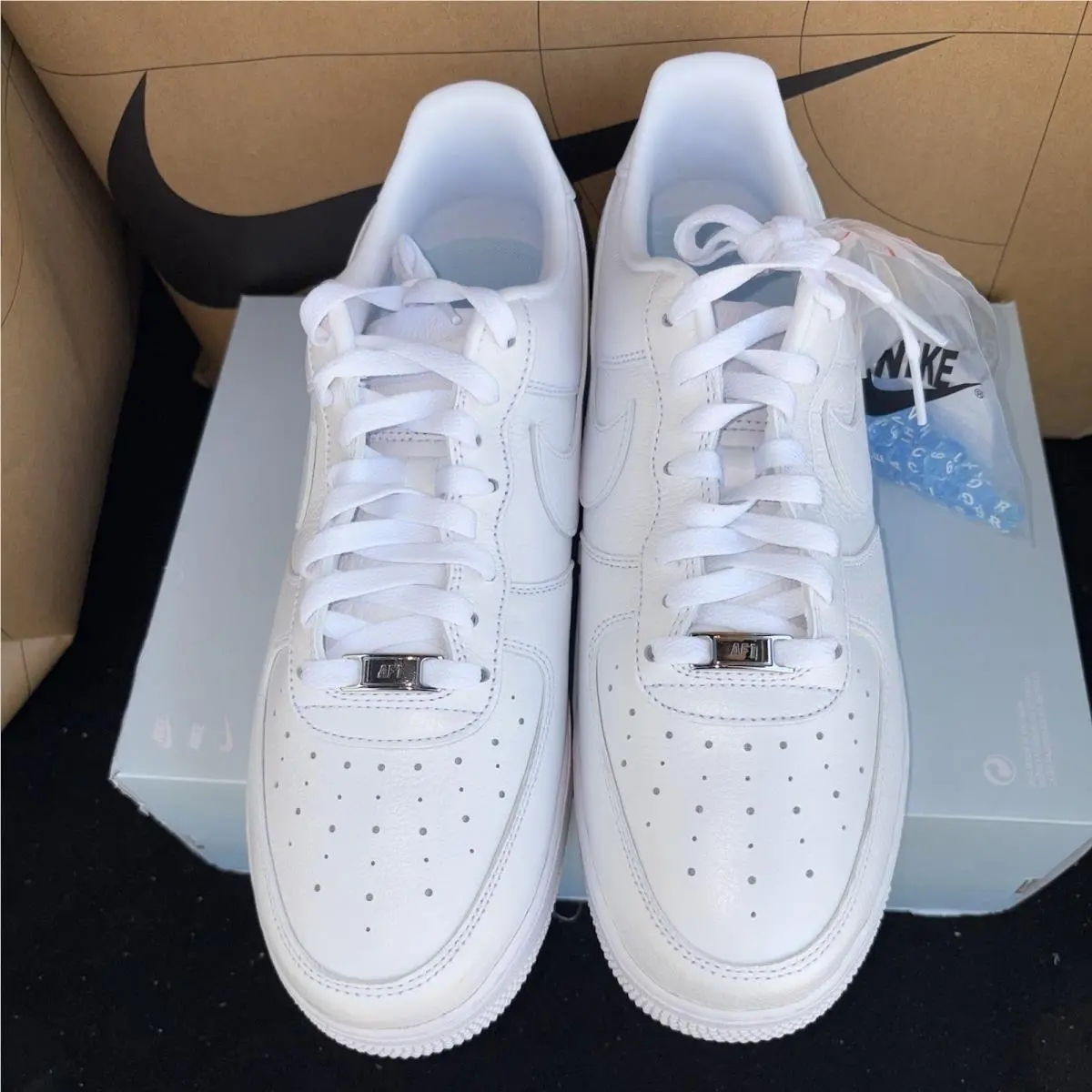 Nike shoes - Nike Air Force 1 - Air Force - CZ8065-100 - White, Manufacturer: White/White/Cobalt Tint/White 2