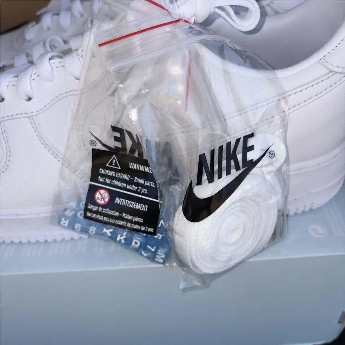 Nike shoes - Nike Air Force 1 - Air Force - CZ8065-100 - White, Manufacturer: White/White/Cobalt Tint/White 4