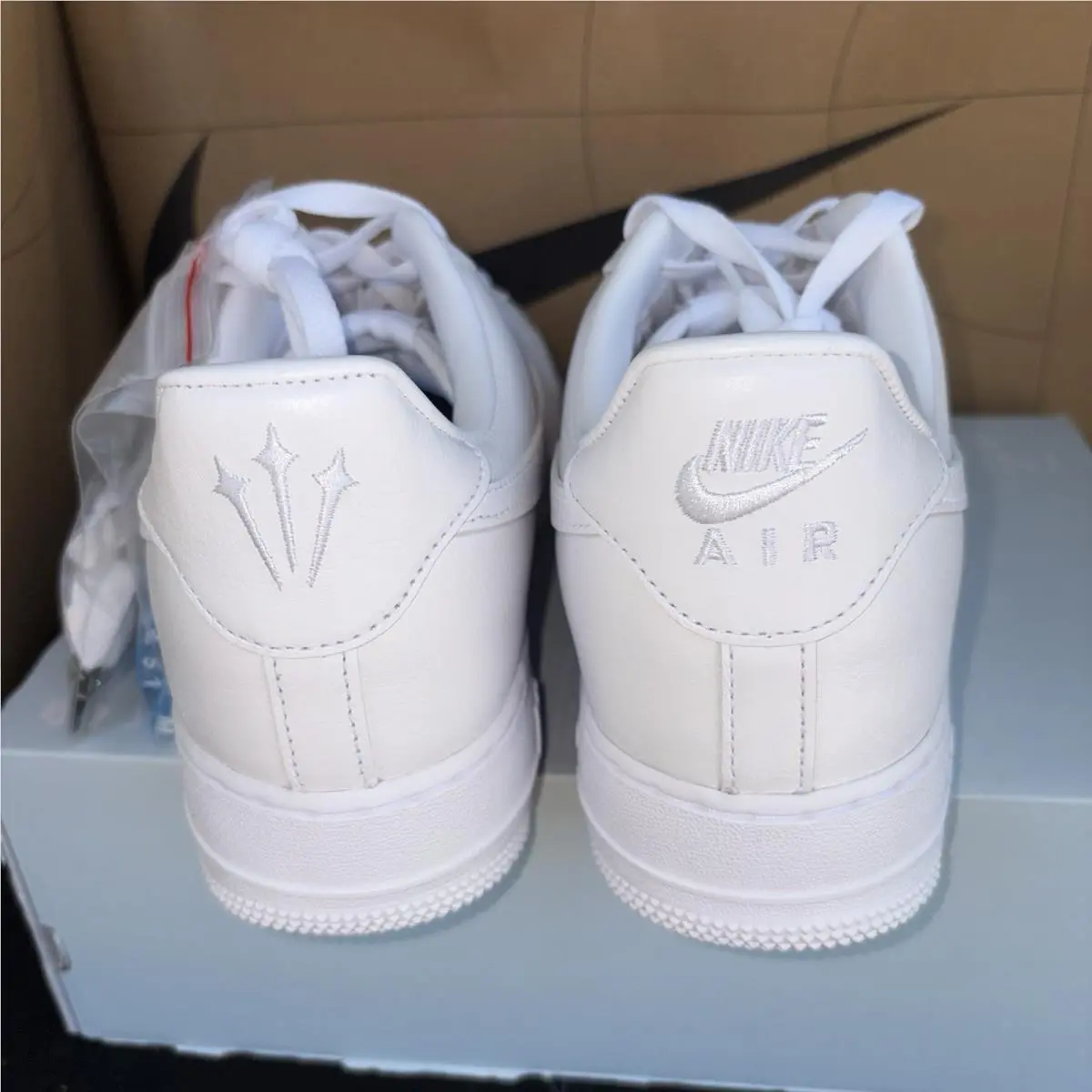 Nike shoes - Nike Air Force 1 - Air Force - CZ8065-100 - White, Manufacturer: White/White/Cobalt Tint/White 5