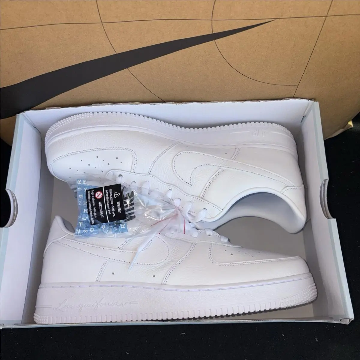 Nike shoes - Nike Air Force 1 - Air Force - CZ8065-100 - White, Manufacturer: White/White/Cobalt Tint/White 7
