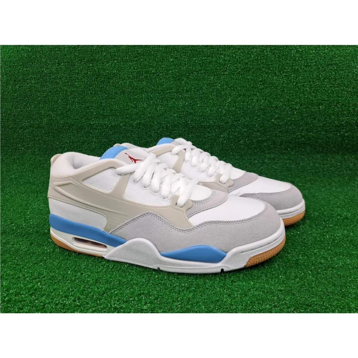 Air Jordan 4 RM Low University Blue Sneakers FQ7939-104 Men`s Size 10 by Nike