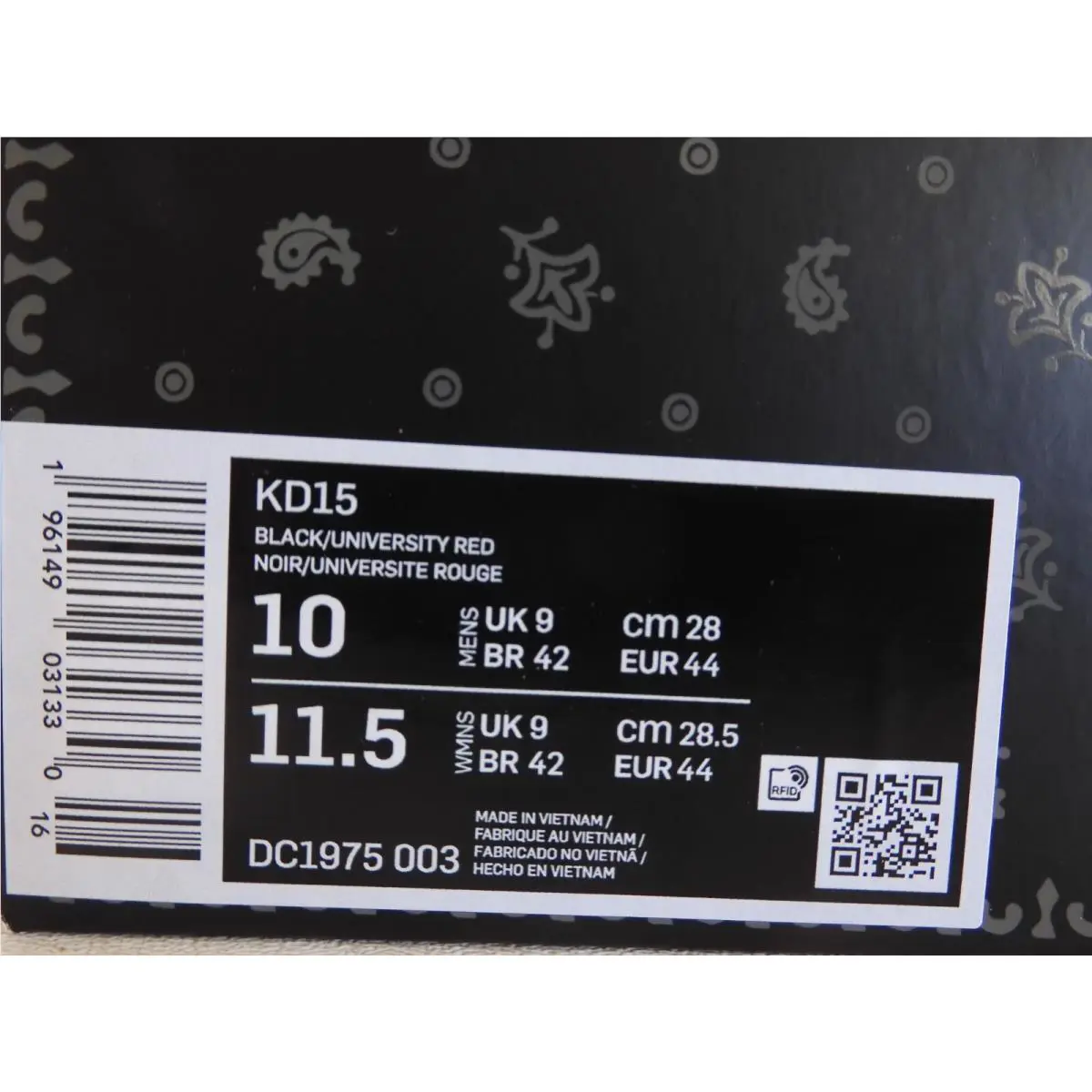 Nike shoes - Nike KD 15 - DC1975-003 - Black (UPC: 196149031330) 3
