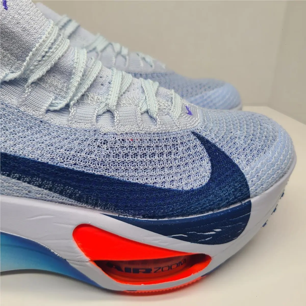 Nike shoes - Nike Air Zoom Alphafly NEXT% 3 - FD8315-001 - Football Grey/Blue Void-Ghost (UPC: 197863006666) 4