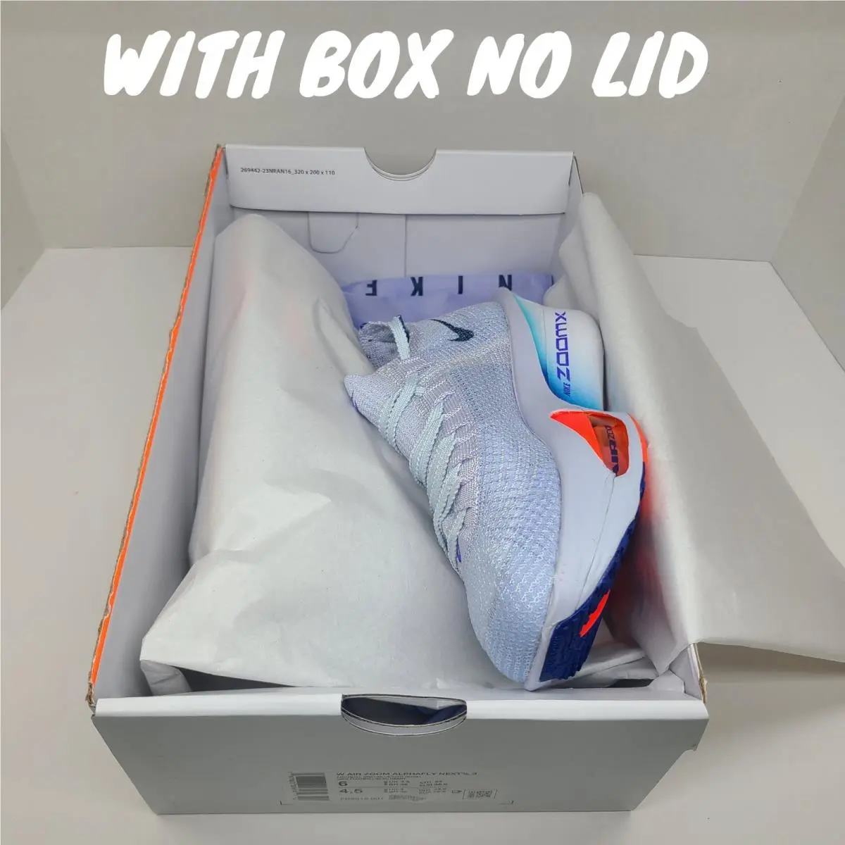 Nike shoes - Nike Air Zoom Alphafly NEXT% 3 - FD8315-001 - Football Grey/Blue Void-Ghost (UPC: 197863006666) 0