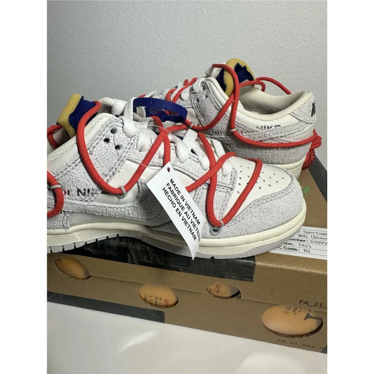 Nike shoes - Nike Dunk Low DJ0950-110 - Dunk Low - DJ0950-110 - Sail Neutral Gray (UPC: 195240904130) 9