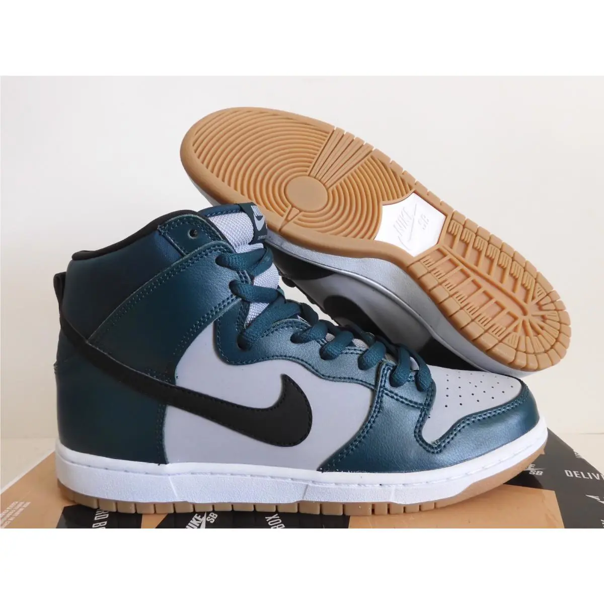 Nike Dunk High Pro SB Dark Atomic Teal Greeen SZ 9.5 Rare 2013 305050-306
