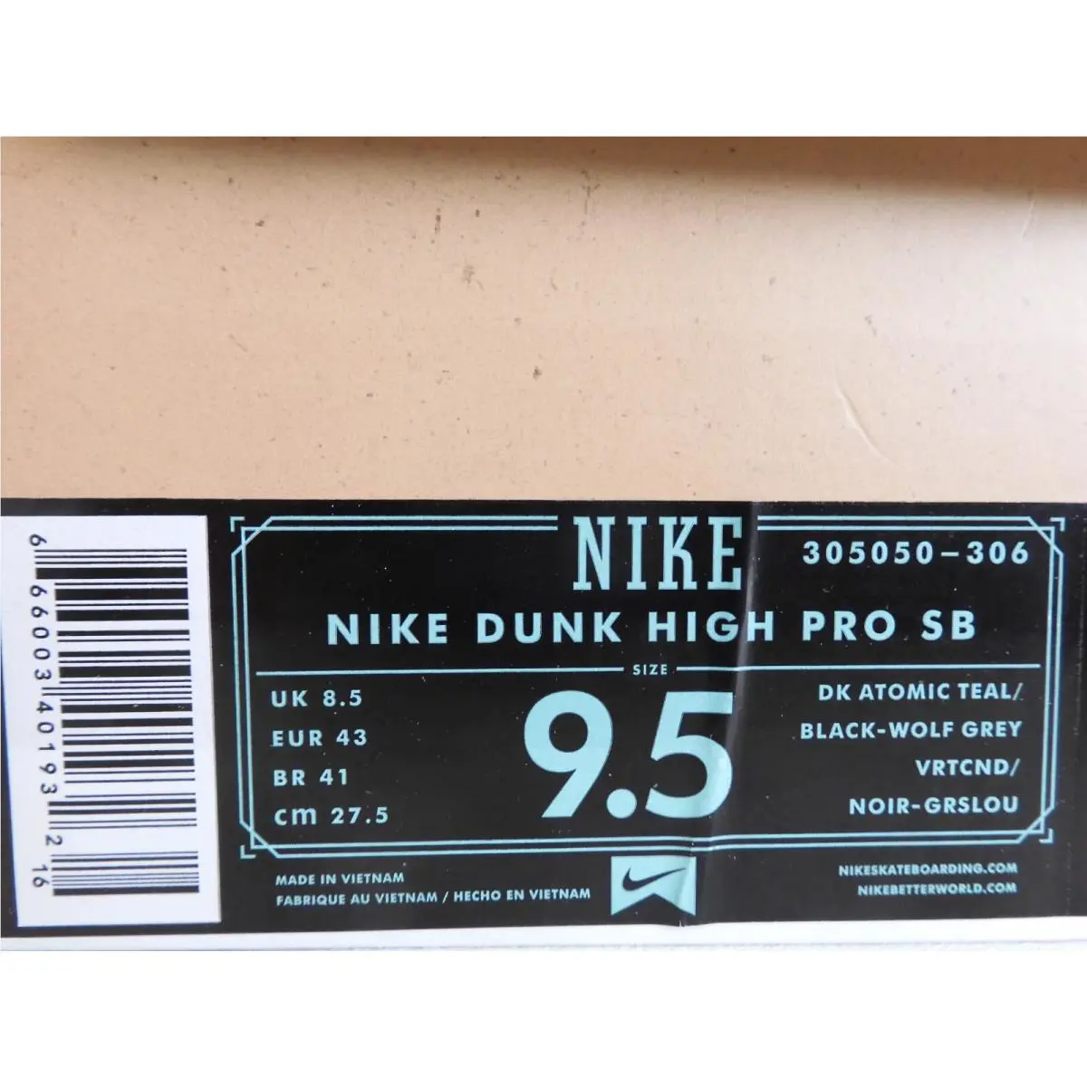 Nike shoes - Nike Sb Dunk High - Dunk High - 305050-306 - Green (UPC: 666003401932) 3
