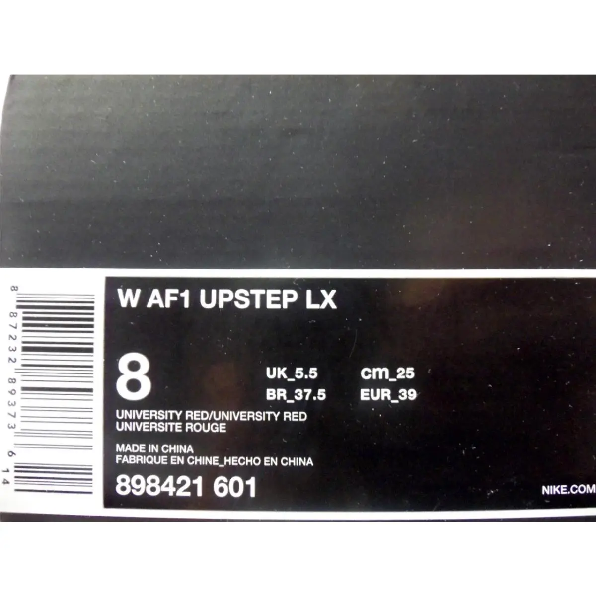 Nike shoes - Nike Air FORCE 1 - Air FORCE - 898421-601 - Red (UPC: 887232893736) 3