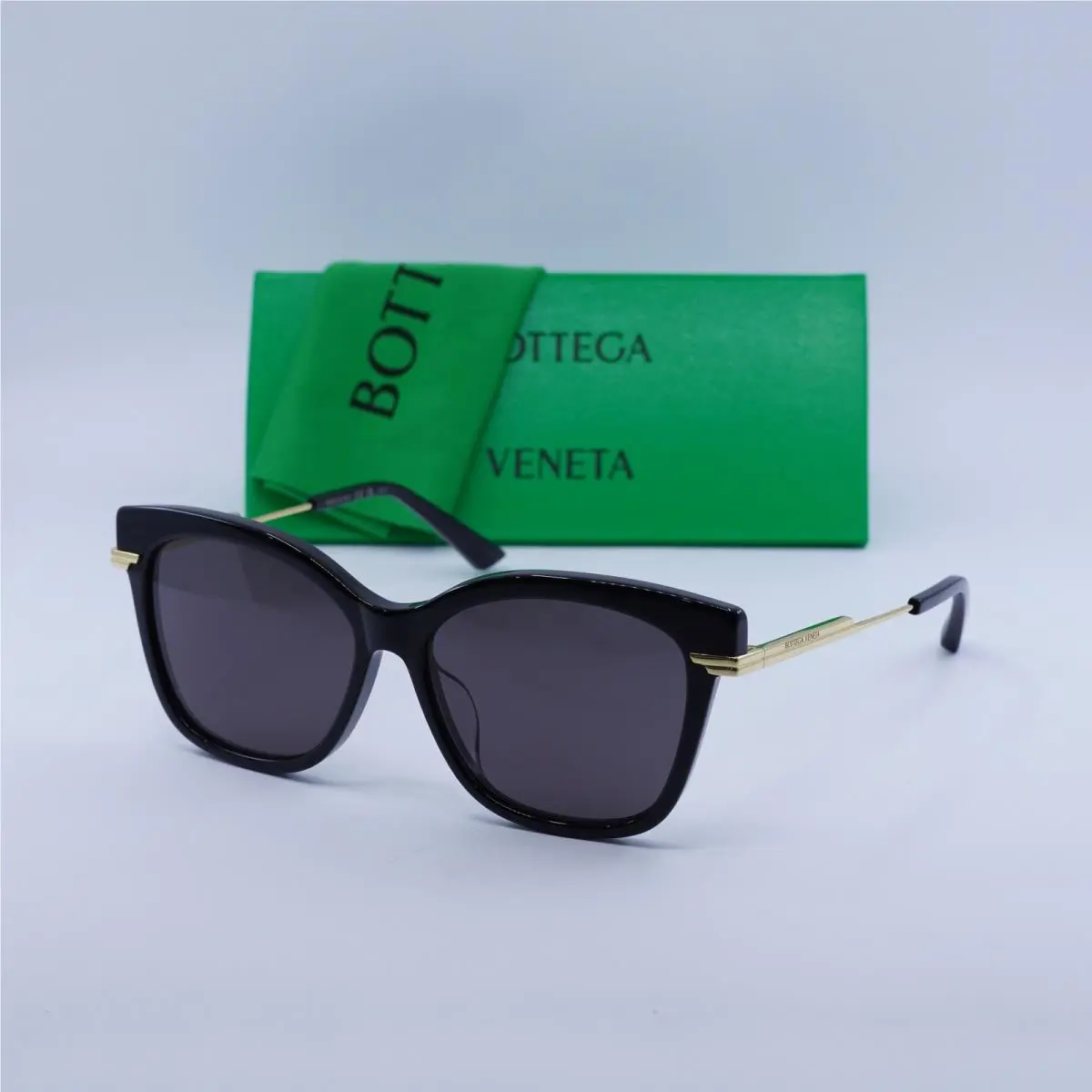 Bottega Veneta BV1296SA 001 Black/grey 57-15-145 Sunglasses