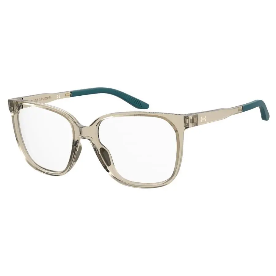 Under Armour Women Square Eyeglasses Uar 5045 010A Beige 54mm