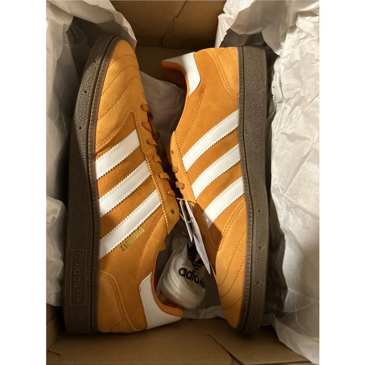 Adidas Originals Busenitz Vintage Focus Orange Cloud White Gum H03347 Men US10