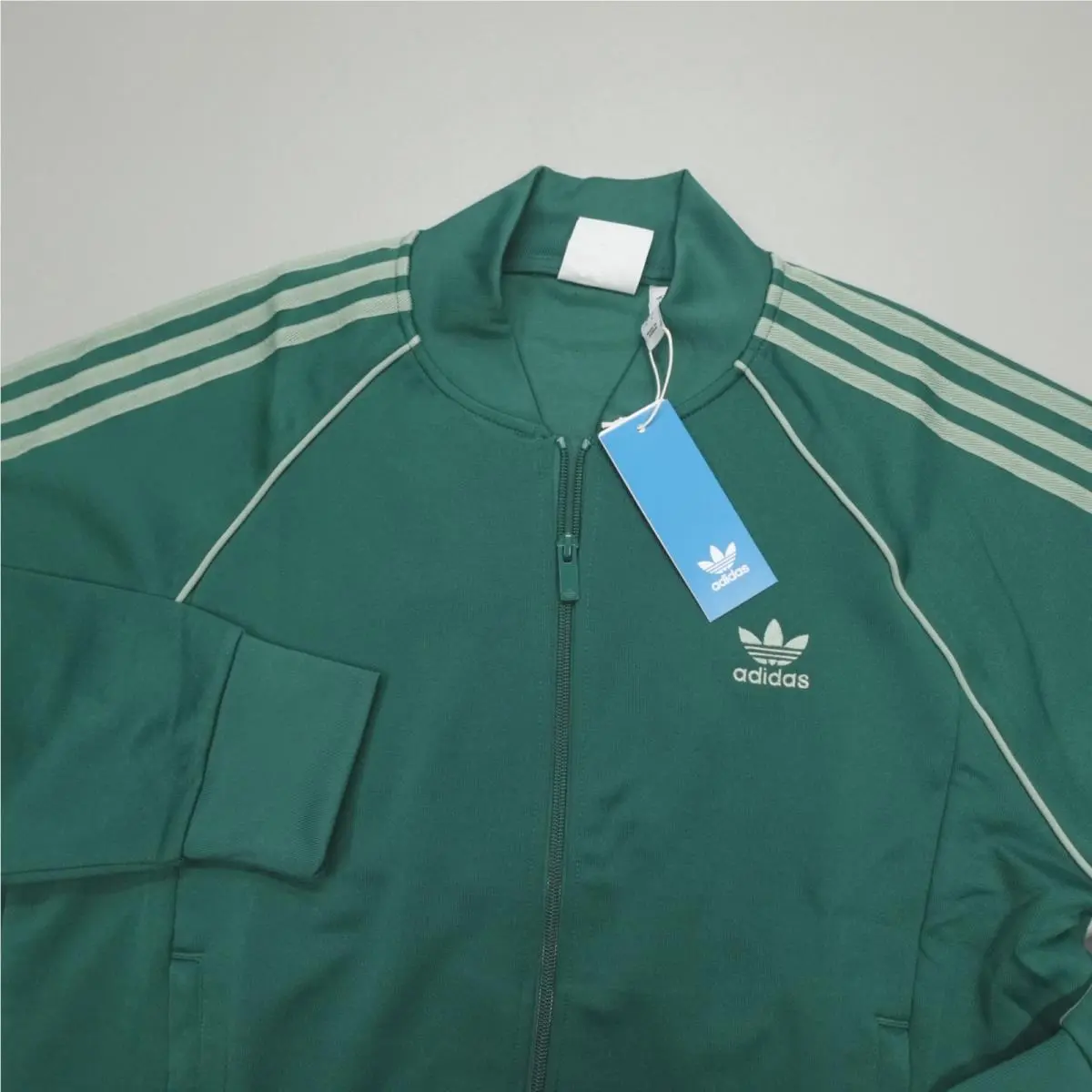 Adidas Adicolor Classics Sst Track Jacket Men`s Size L Lifestyle Green JC9922