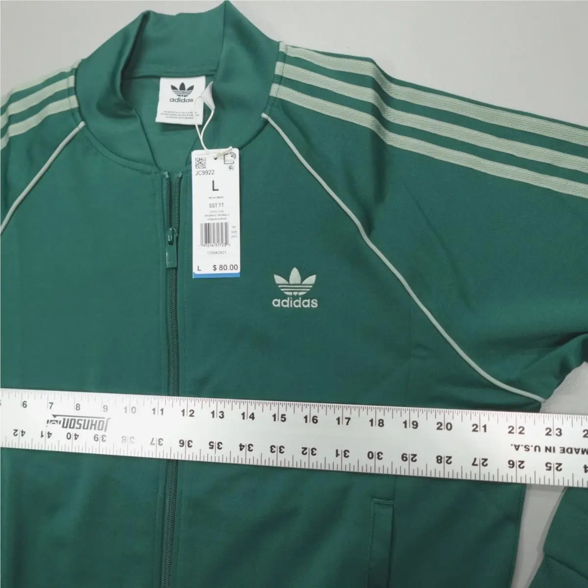 Adidas clothing - adidas Adicolor Classics SST Track Jacket - JC9922 - Green 4