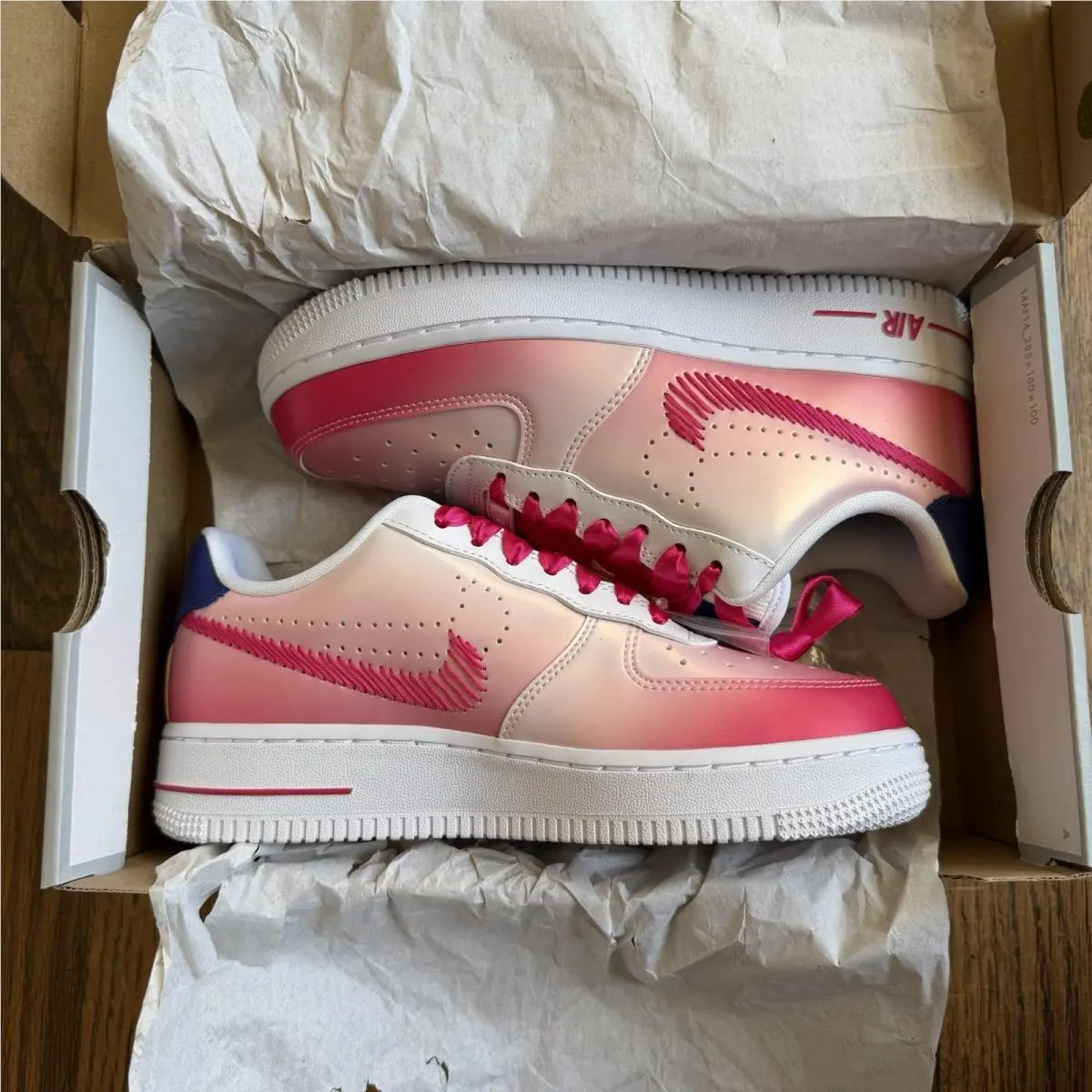 Nike Air Force 1 `07 Kay Yow Cancer Fund Pink White Womens 5.5 CT1092-100