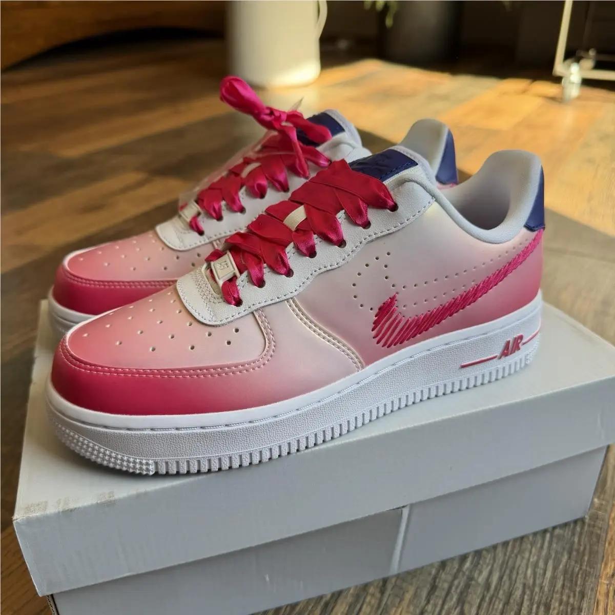 Nike shoes - Nike Air Force 1 - Air Force - CT1092-100 - Pink 1