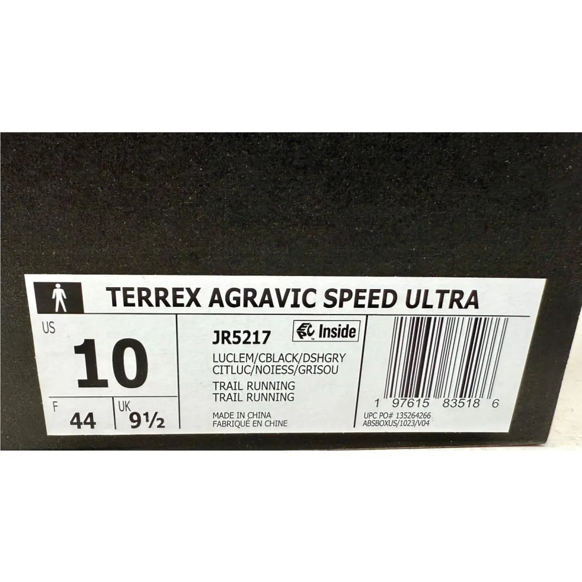 Adidas shoes - adidas Terrex Agravic Speed - Terrex Agravic Speed - JR5217 - Green, Manufacturer: Lucid Lemon/Core Black/Dash Grey (UPC: 197615835186) 7