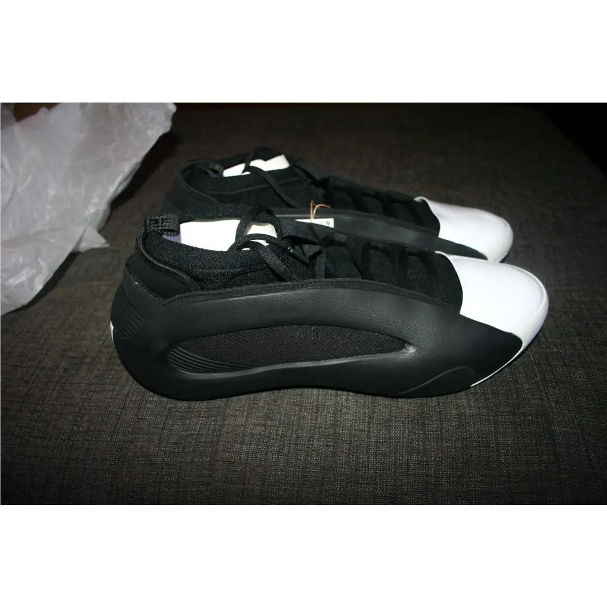 Adidas Harden Volume 8 After Hours Black White Shoes Men`s Size 15 IG6648