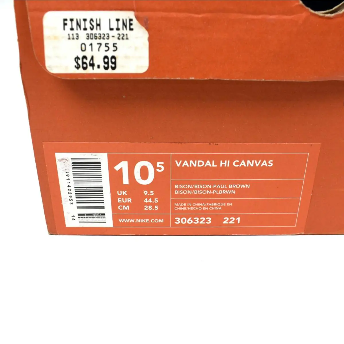 Nike shoes - Nike Vandal High - Vandal High - 306323-221 - Brown 11