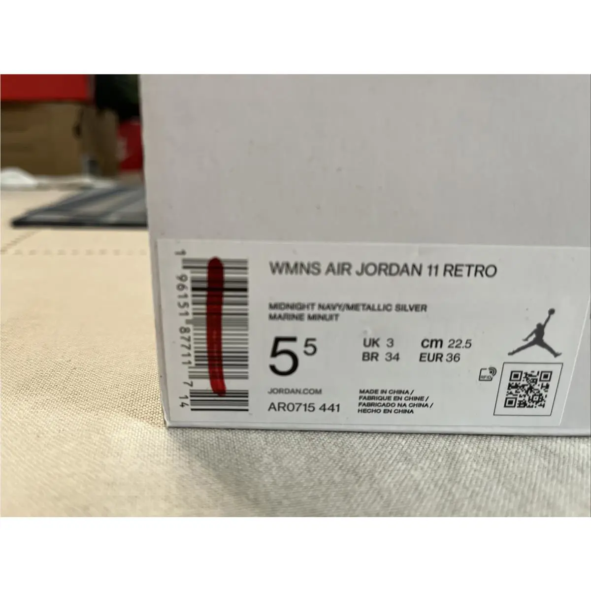 Nike shoes - Air Jordan 11 - Air - AR0715-441 - Blue 10