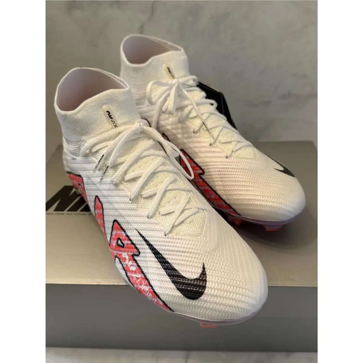 Nike shoes - Nike Zoom Mercurial Superfly 9 Elite FG - DJ4977-101 - White 0