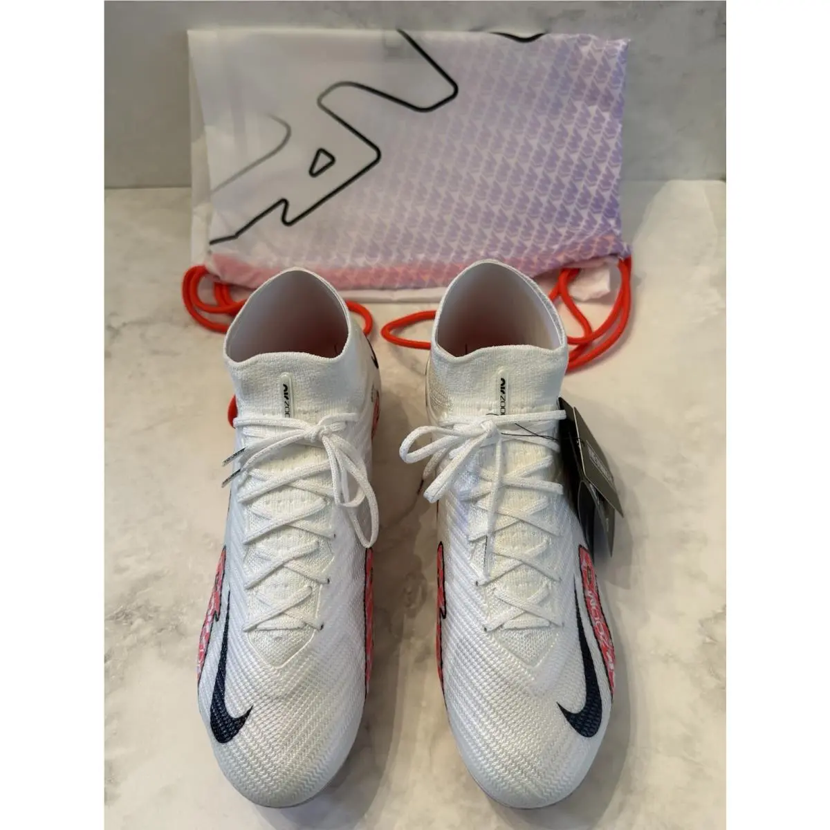 Nike shoes - Nike Zoom Mercurial Superfly 9 Elite FG - DJ4977-101 - White 3
