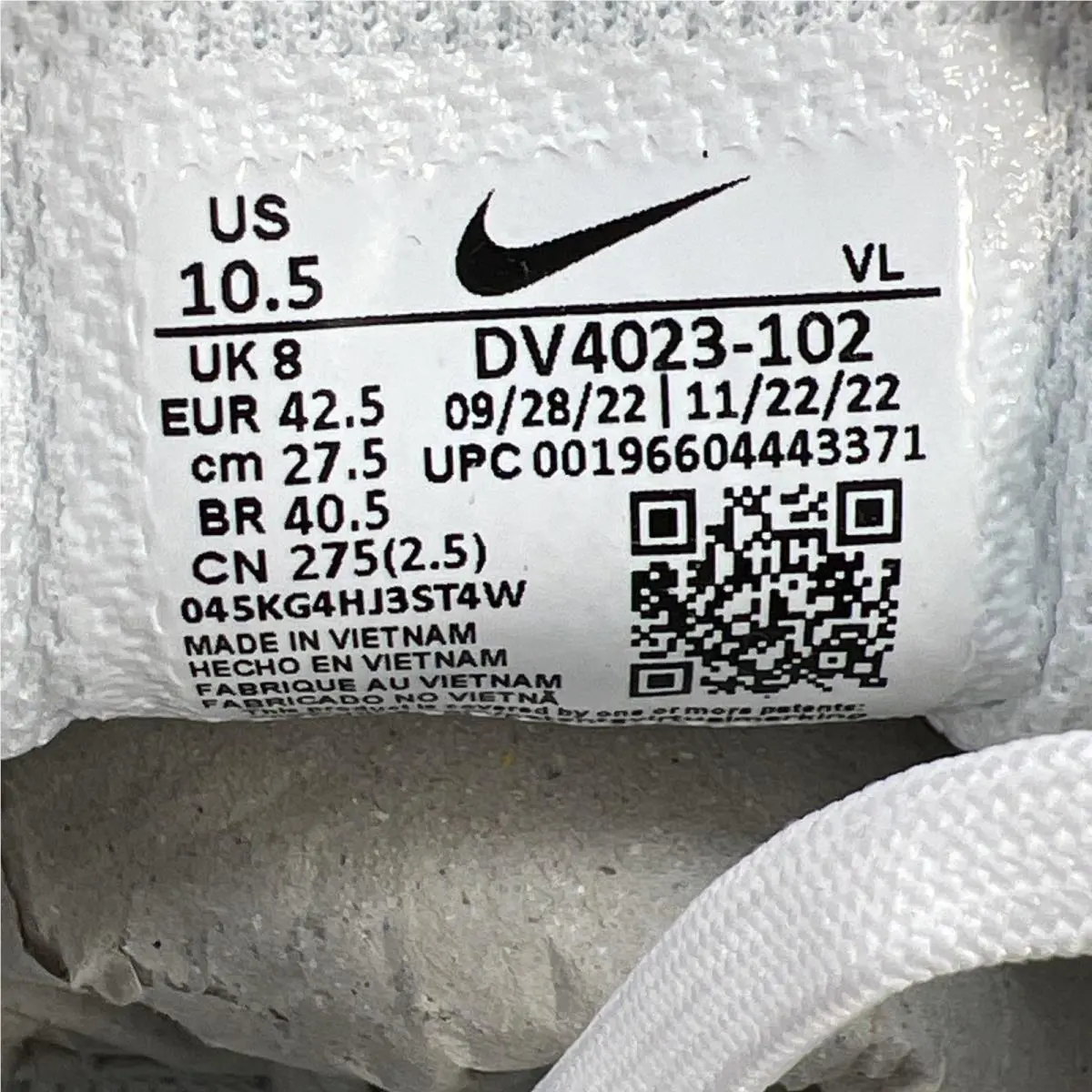 Nike shoes - Nike Air Winflo 10 - Air Winflo - Dv4023-102 - White (UPC: 0196604443395) 10
