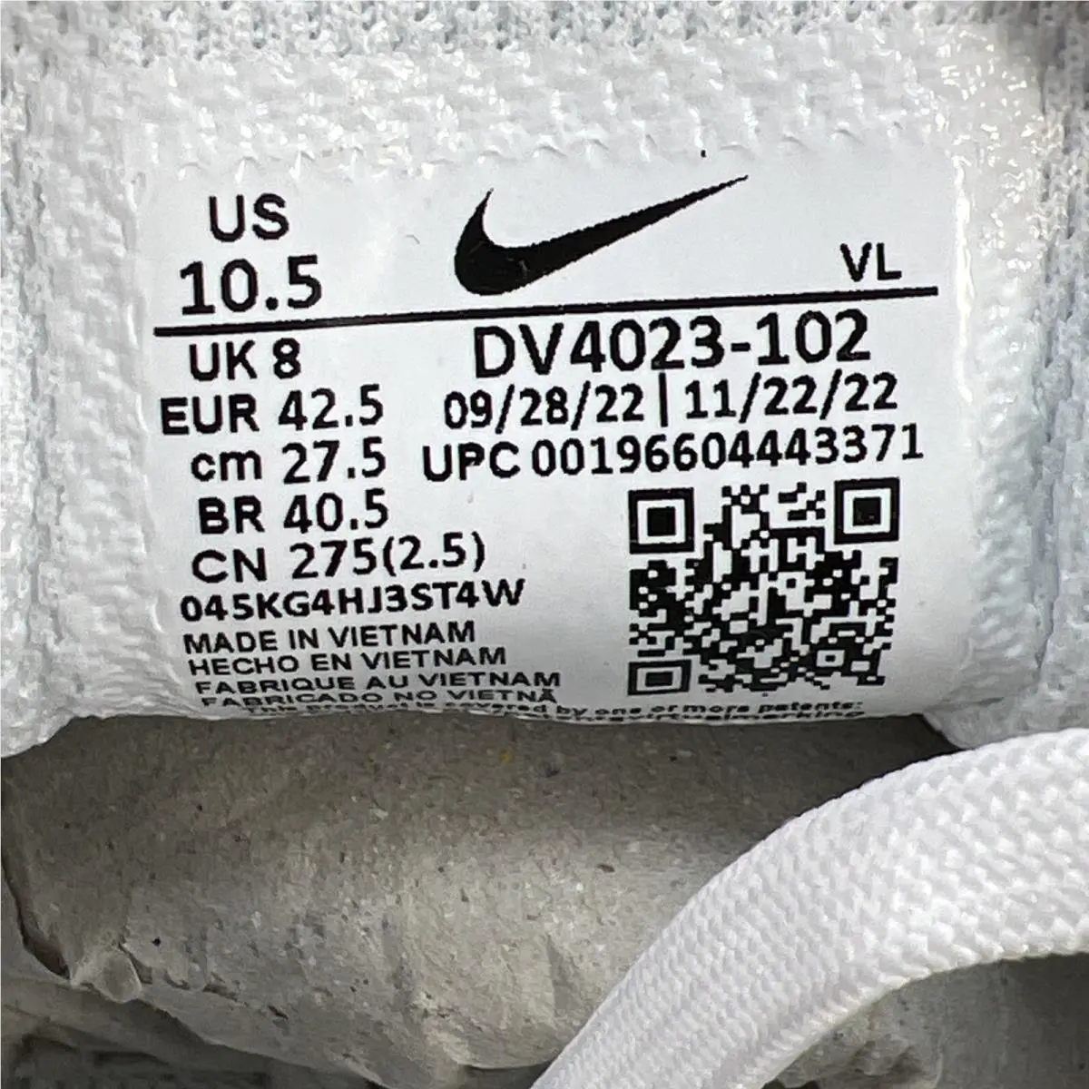 Nike shoes - Nike Air Winflo 10 - Air Winflo - Dv4023-102 - White (UPC: 0196604443395) 10