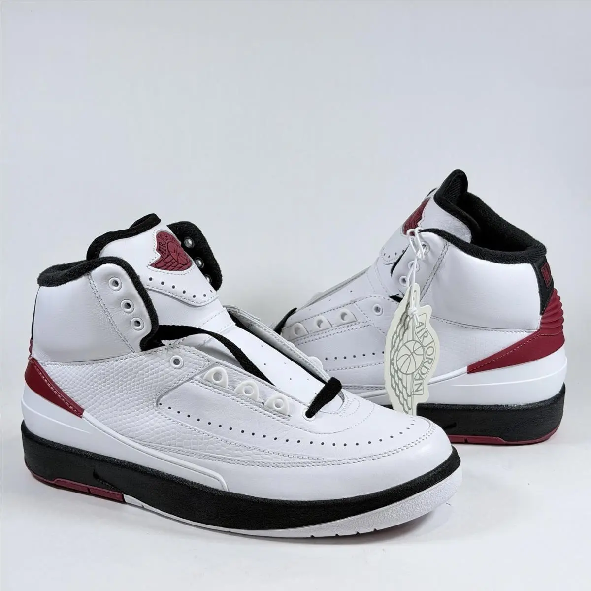 Nike shoes - Air Jordan 2 - Air - DX2454-106 - WHITE/VARSITY RED-BLACK 1
