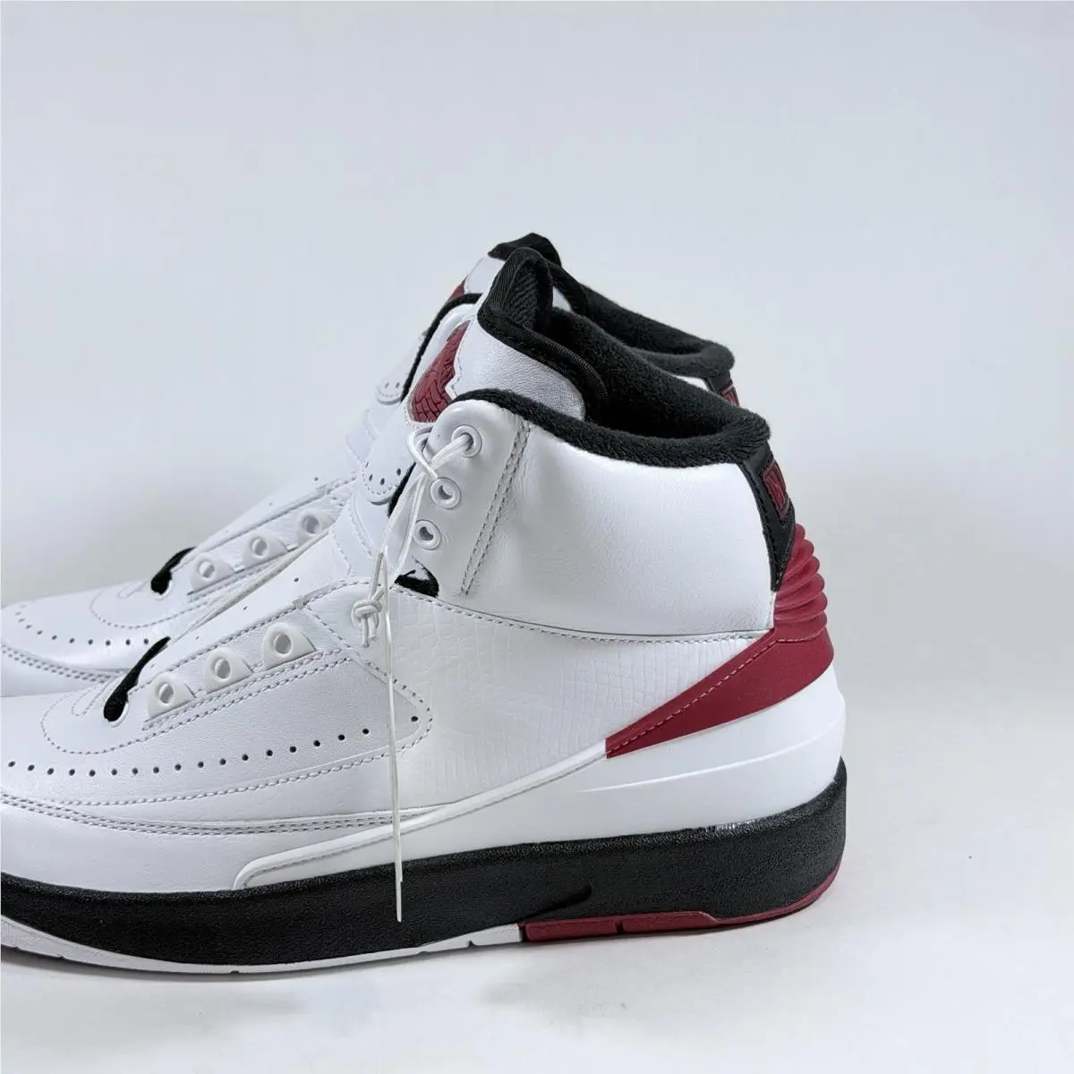 Nike shoes - Air Jordan 2 - Air - DX2454-106 - WHITE/VARSITY RED-BLACK 3