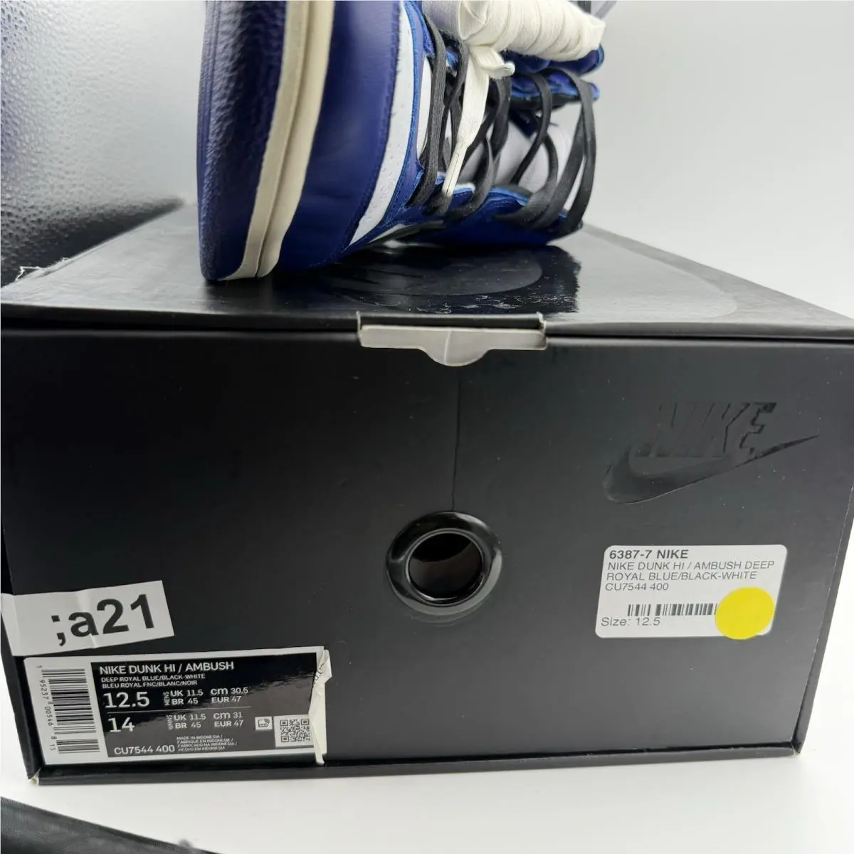 Nike shoes - Nike Dunk - Dunk - CU7544-400 - Blue, Manufacturer: Deep Royal Blue/White/Pale Ivory/Black (UPC: 0195237005468) 4