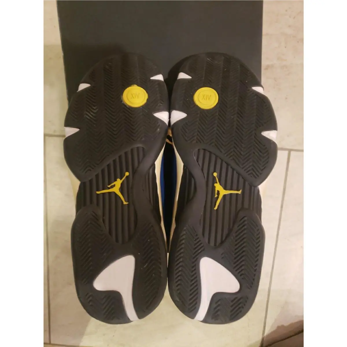 Nike shoes - air jordan 14 retro low - 807511405 - Black/White/Royal 8