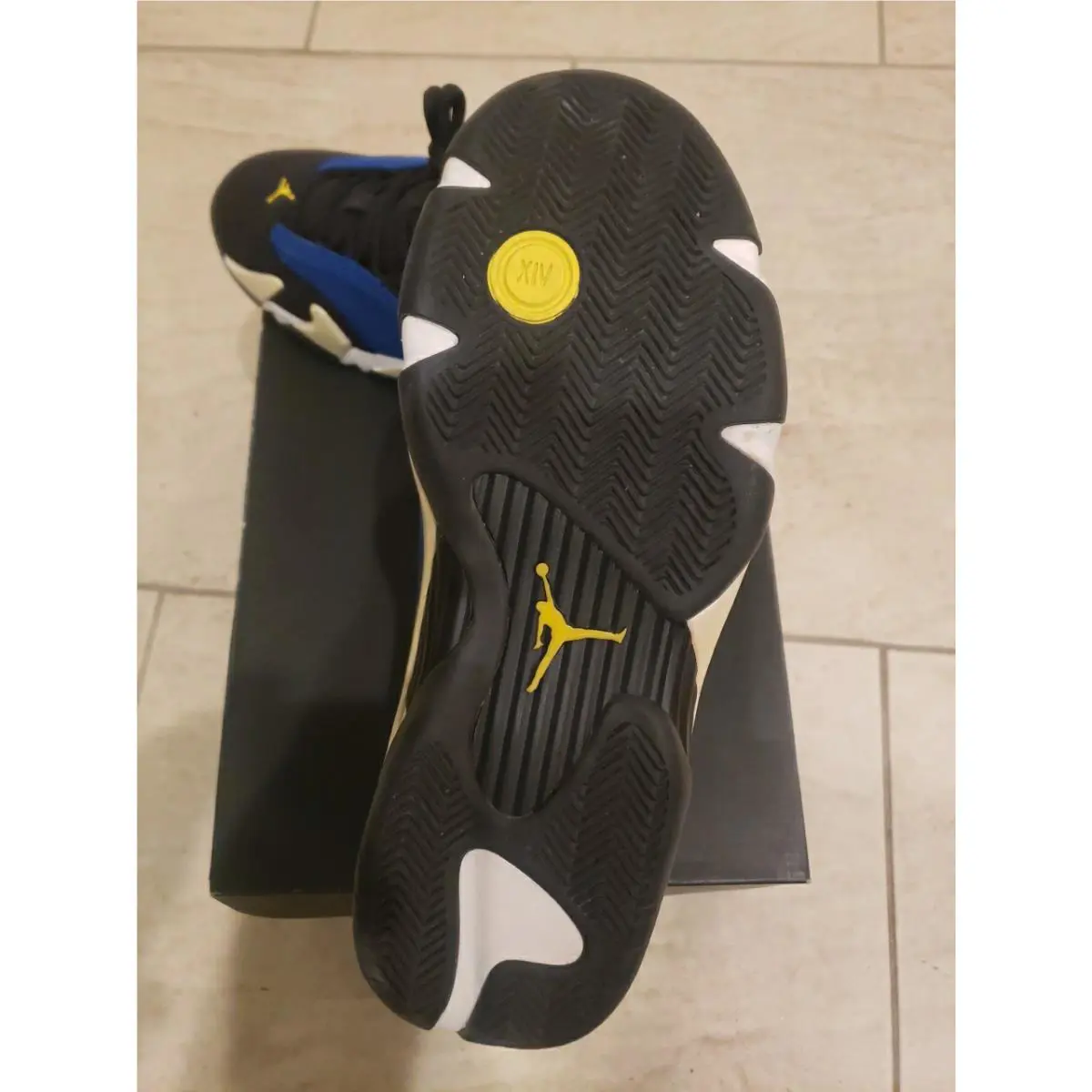 Nike shoes - air jordan 14 retro low - 807511405 - Black/White/Royal 6
