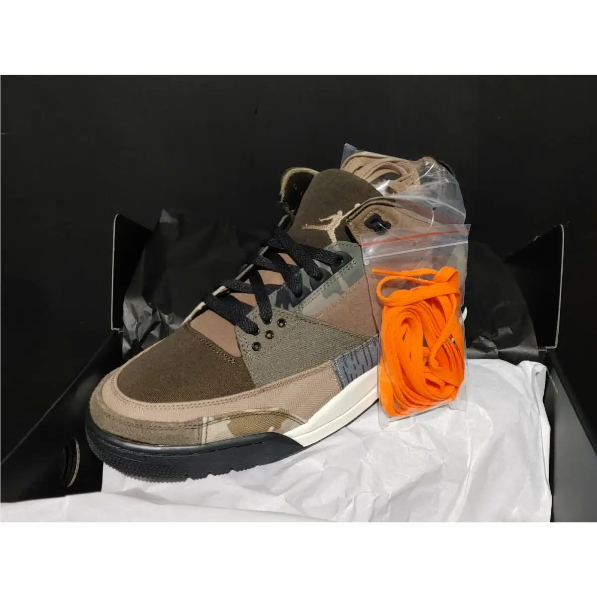 Air Jordan 3 Retro Patchwork Camo US Men`s Size- 12 DO1830-200