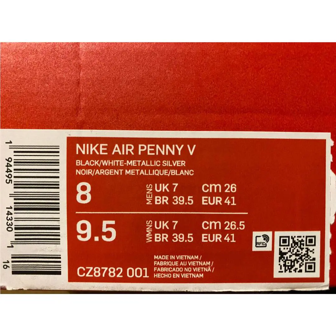 Nike shoes - Nike Air Penny - Air Penny - CZ8782-001 - Black (UPC: 194495143301) 3