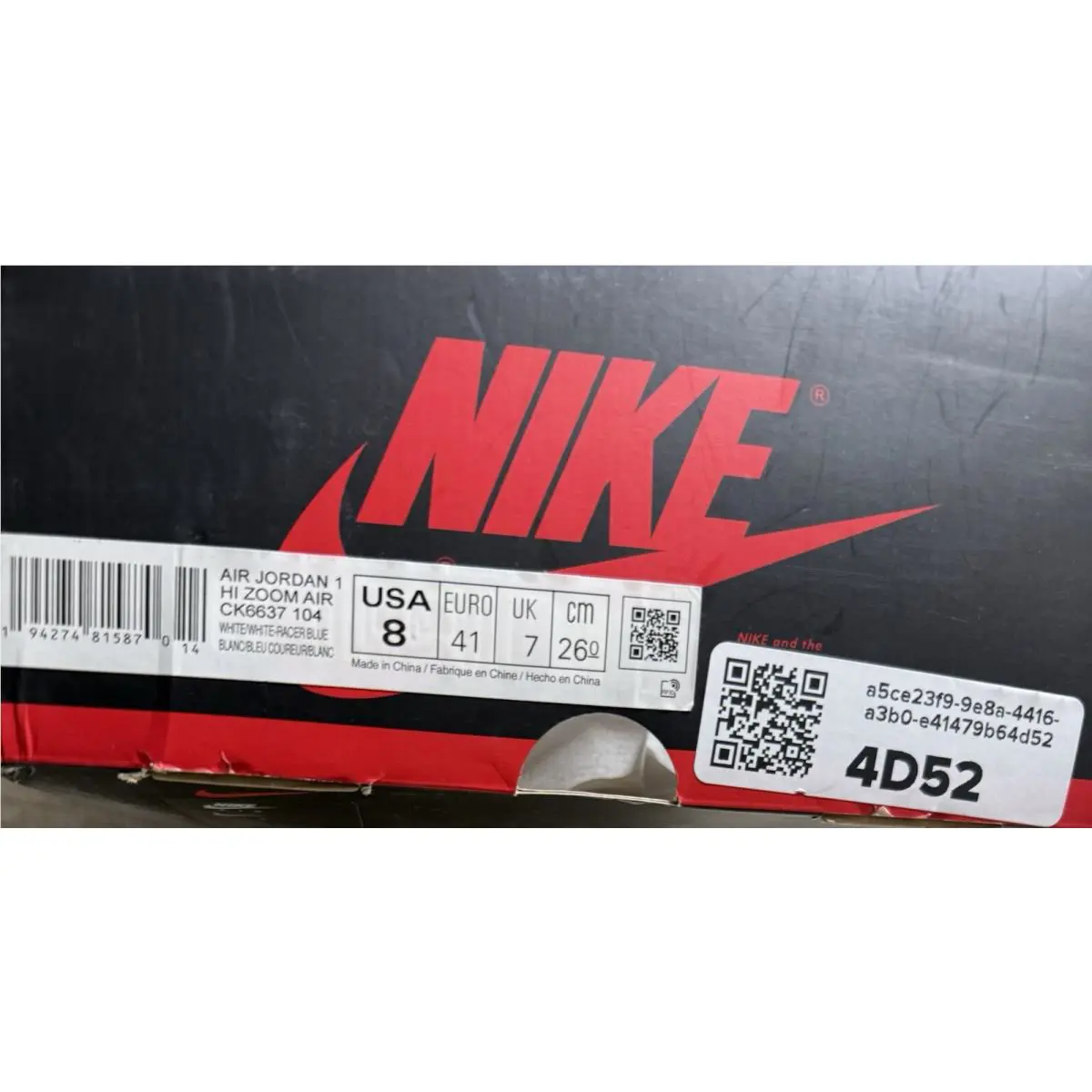 Nike shoes - Nike Air Jordan 1 Retro High - CK6637104 - White (UPC: 194274815863) 14