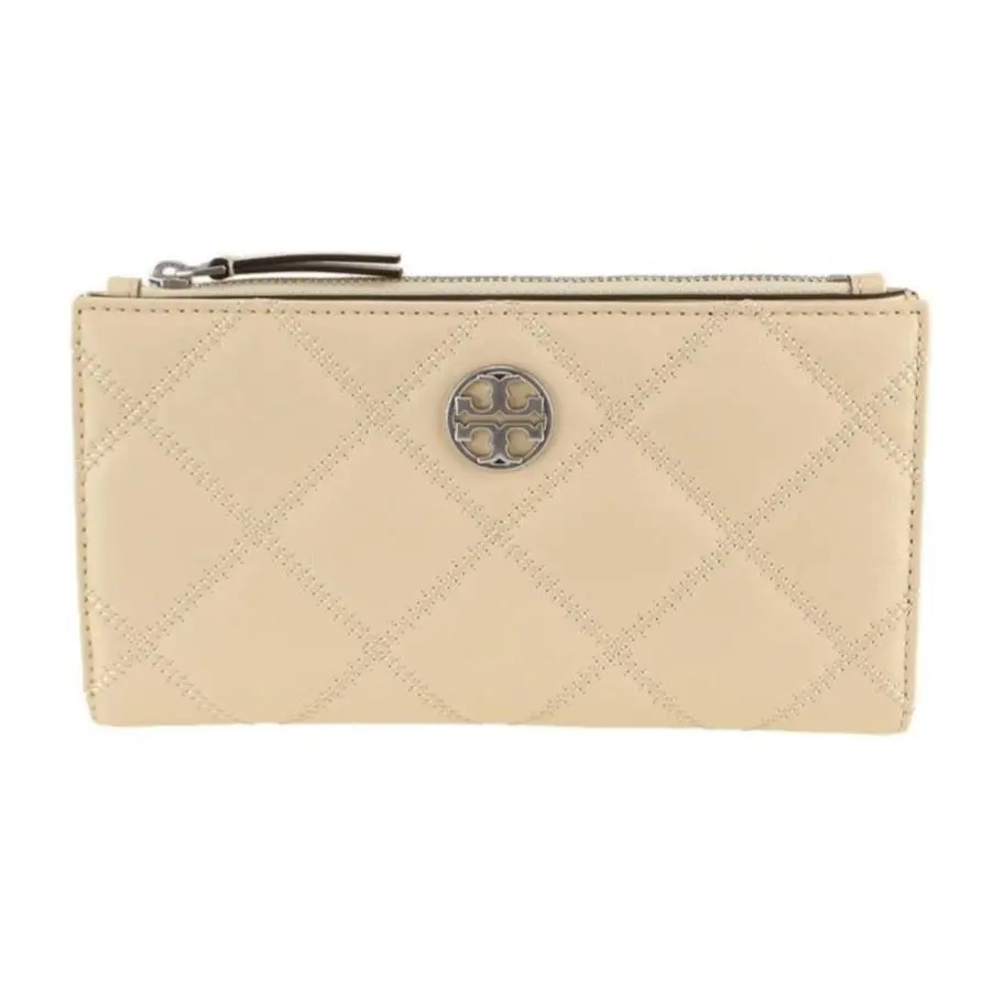 Women`s Slim Bifold Wallet Willa - New Cream - 89490 by Tory Burch
