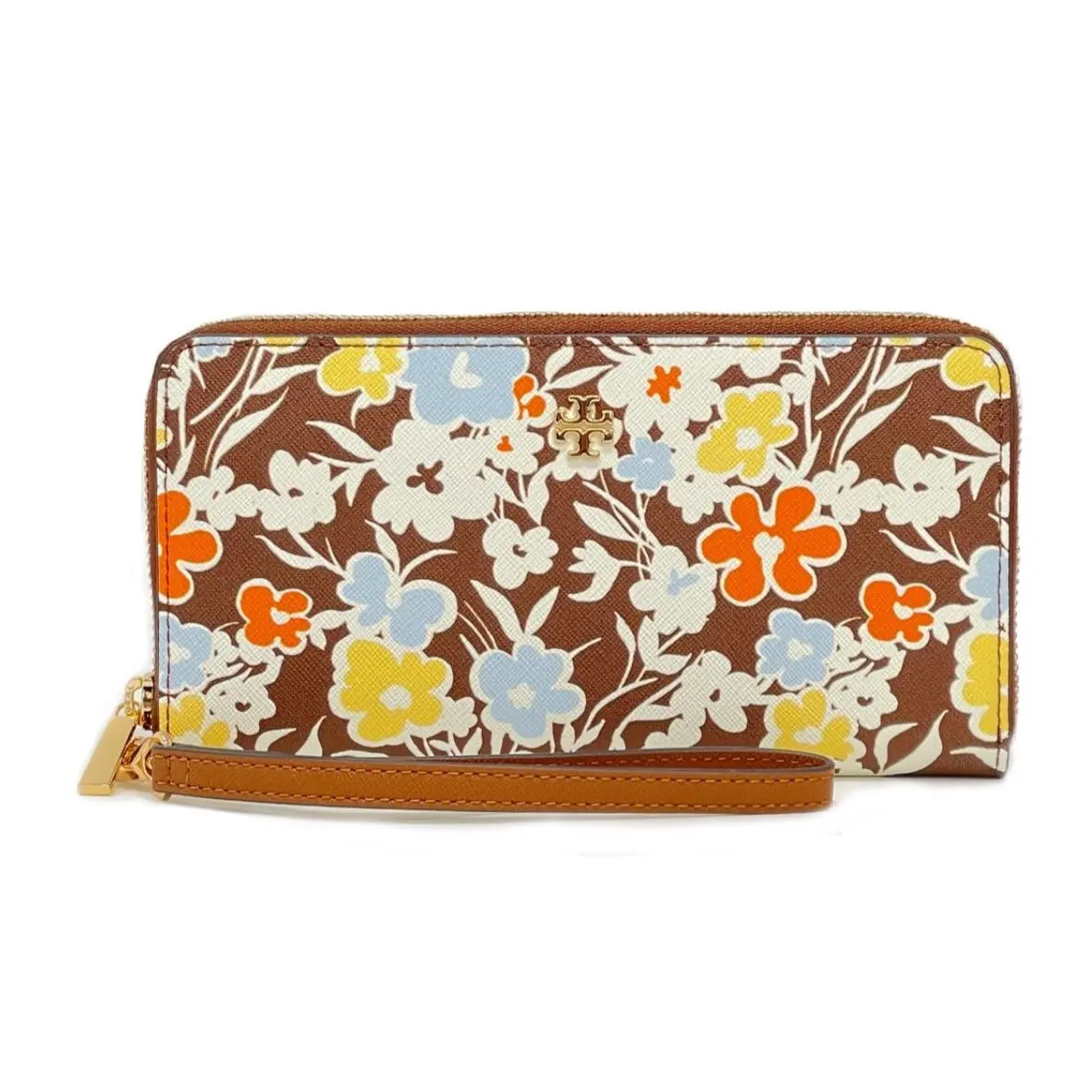 Women`s Continental Wallet Emerson Floral - Reverie - 89486 by Tory Burch