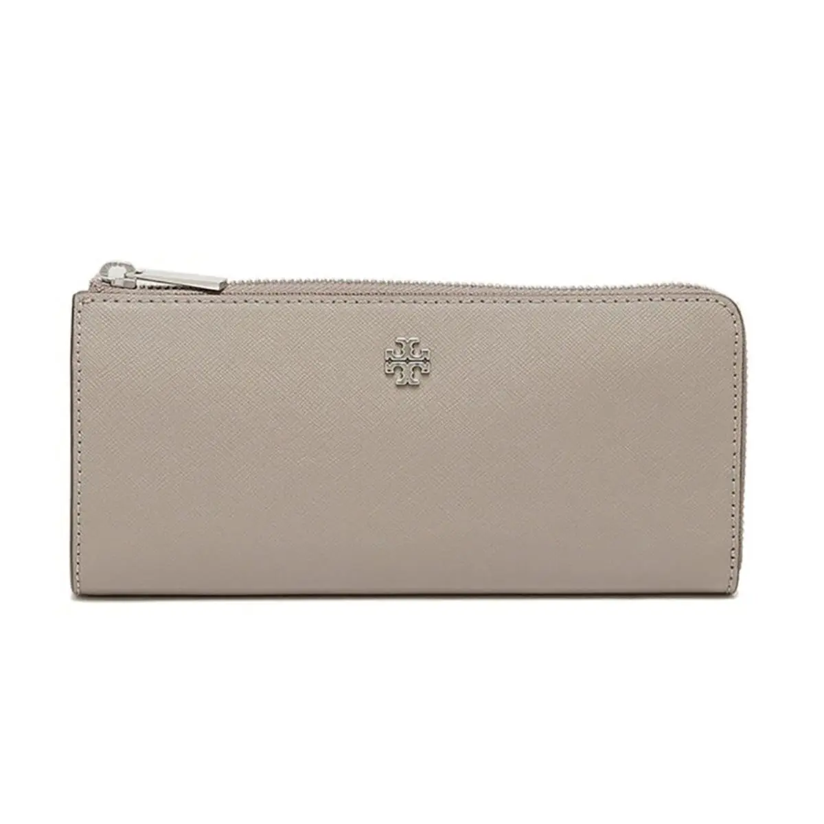 Women`s Continental Wallet Emerson - Gray Heron - 86078 by Tory Burch