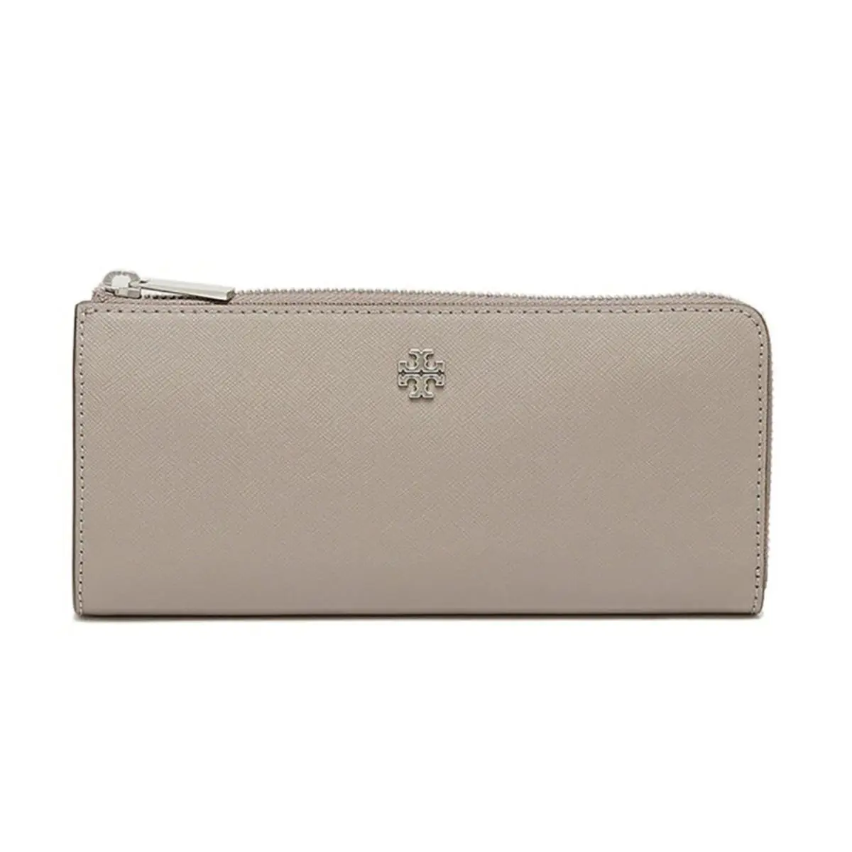 Women`s Continental Wallet Emerson - Gray Heron - 86078 by Tory Burch