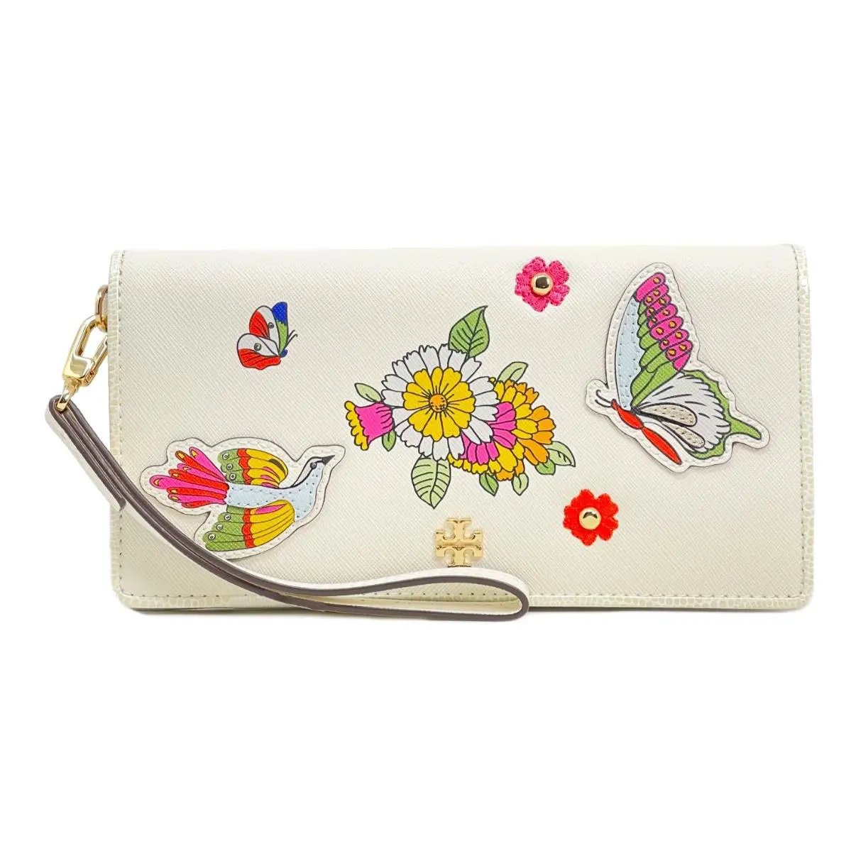Tory Burch Women`s Emerson Blake Slim Wristlet Wallet