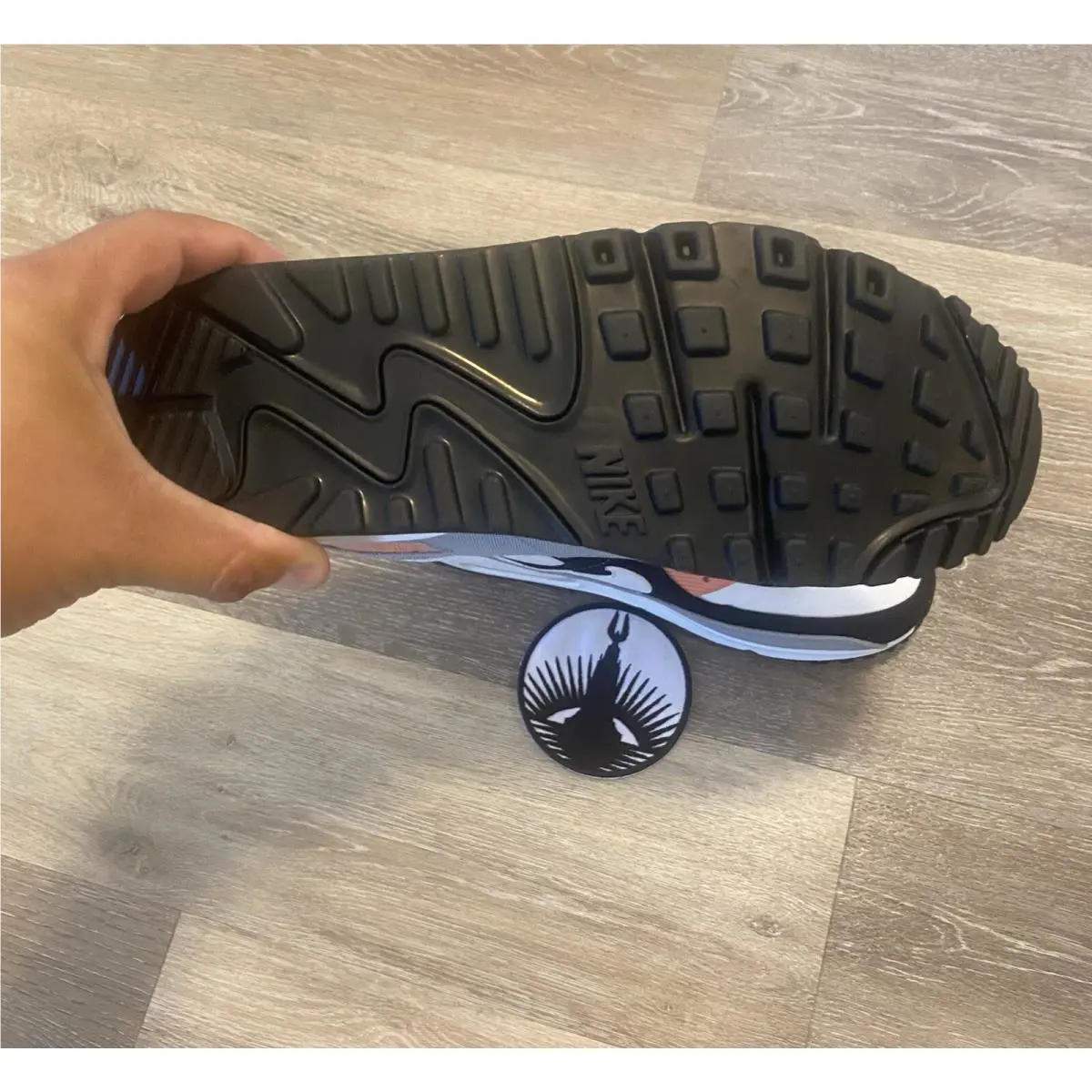 Nike shoes - Nike Air Max 90 NBY - DO7431-900 - White / Black / Grey / Pink (UPC: 196153260450) 9