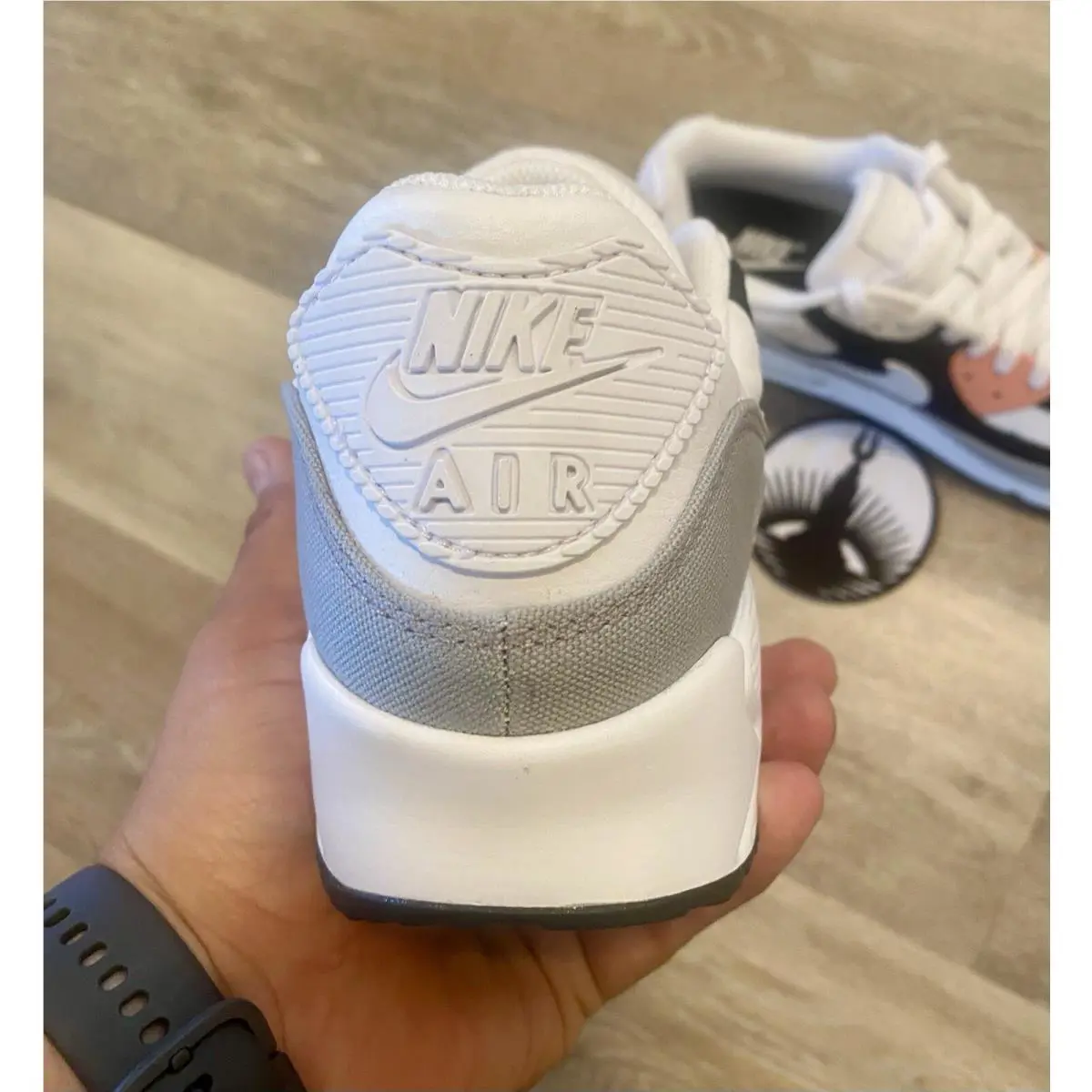 Nike shoes - Nike Air Max 90 NBY - DO7431-900 - White / Black / Grey / Pink (UPC: 196153260450) 0