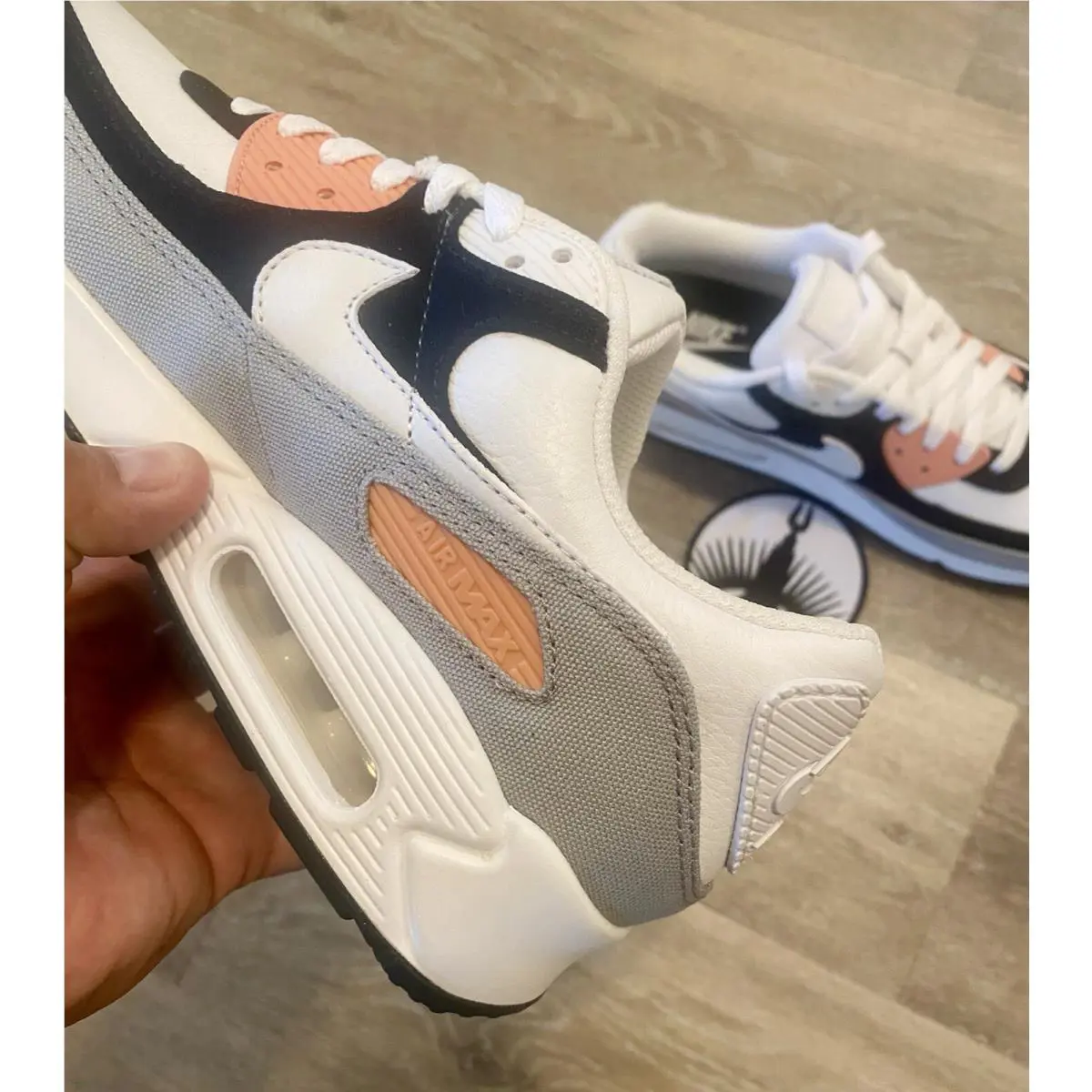 Nike shoes - Nike Air Max 90 NBY - DO7431-900 - White / Black / Grey / Pink (UPC: 196153260450) 1