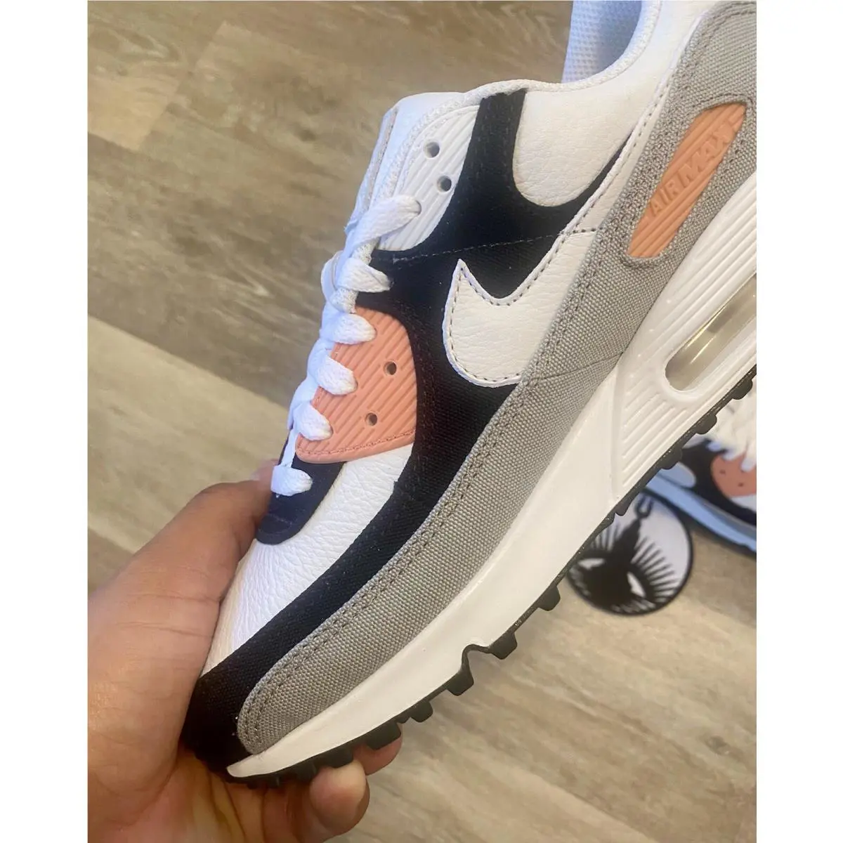 Nike shoes - Nike Air Max 90 NBY - DO7431-900 - White / Black / Grey / Pink (UPC: 196153260450) 2