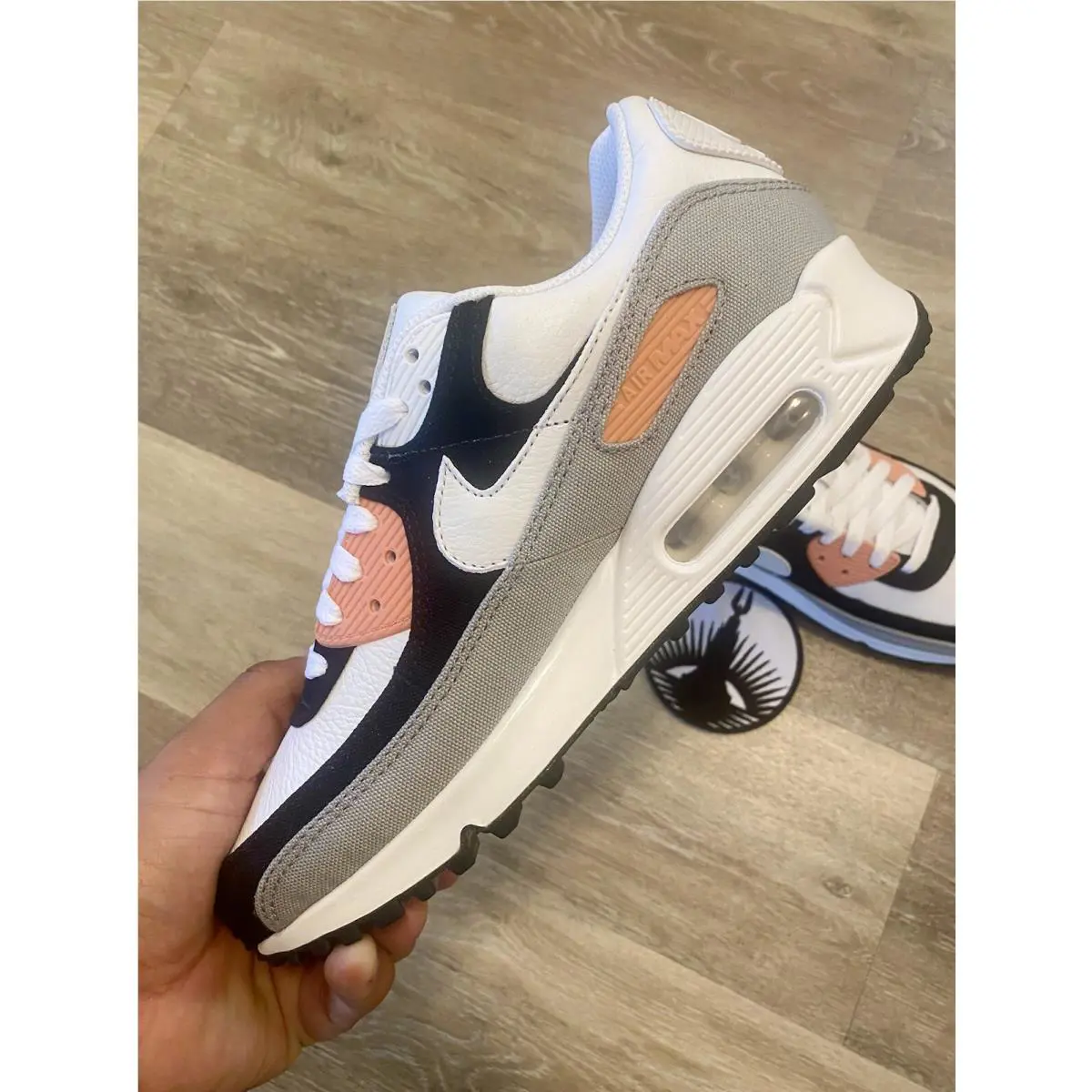 Nike shoes - Nike Air Max 90 NBY - DO7431-900 - White / Black / Grey / Pink (UPC: 196153260450) 3