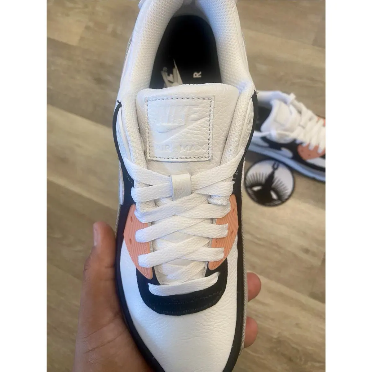 Nike shoes - Nike Air Max 90 NBY - DO7431-900 - White / Black / Grey / Pink (UPC: 196153260450) 6